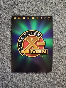 1996 Fleer X-men Base Card #100 Checklist B - Picture 1 of 2