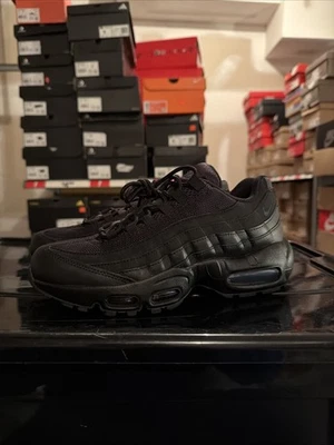 NEW Nike Air Max 95 Recraft GS Shoes “Triple Black” Size 7Y / W 8.5 II4053-001 - Image 1 of 4