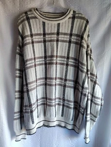 Vintage Shenandoah Pullover Herren XL Strick Geometrisch Papa Opa 90er Made USA - Bild 1 von 7