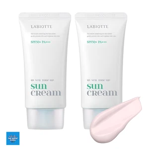 LABIOTTE UV Veil Tone Up Sun Cream SPF50+ PA+++ / 50ml + 50ml / K-beauty - Picture 1 of 6