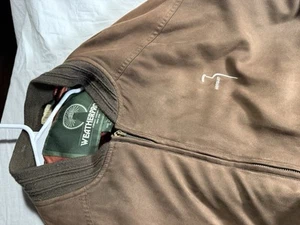 Vintage Weatherproof Garment Co. Brown Suede Jacket Size XL - Picture 1 of 11