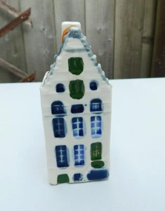 Vintage Miniature Dutch House Singel 64 Amsterdam Porcelain Ornament Ref B - Picture 1 of 10