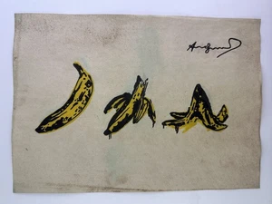 Andy Warhol COA Art Painting Original Drawing Vintage Paper Signed - Picture 1 of 3