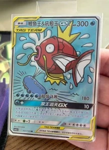 Pokemon TCG S-Chinese Magikarp & Wailord-GX 161/150 CSM2aC SR Holo Art Sun&Moon - Picture 1 of 1