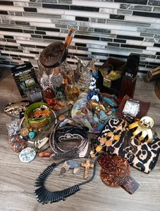 Eclectic Safari Wild Child Jewelry Exotic Vanity MK Vintage Taboo For Voodoo Lot - Picture 1 of 24