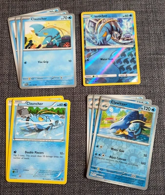 Clauncher (6x) & Clawitzer (3x) - Pokemon Cards mini-set - Image 1 of 3