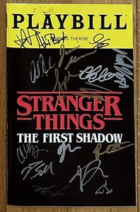 Stranger Things: The First Shadow Signed Playbill - Picture 1 of 1