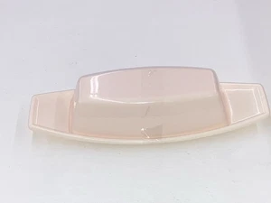 Mid-Century Rubbermaid Melmac Butter Dish-Beautiful Pink Champagne - Picture 1 of 17