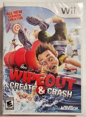 WIPEOUT CREATE & CRASH NINTENDO Wii NEW FACTORY SEALED FAST SHIPPING  - Image 1 of 2