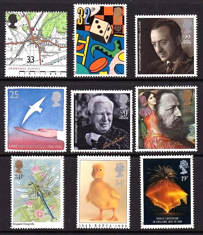 GB 100 x 87p (2nd Class Letter Rate) using three stamps in combination — 第 1/1 张图片