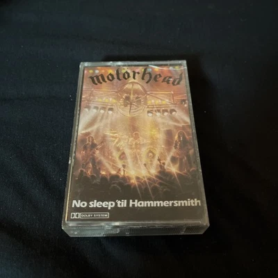 Motorhead No Sleep Til Hammersmith Cassette Tape 1988 Heavy Metal 80s Rock VG+ - Image 1 of 4