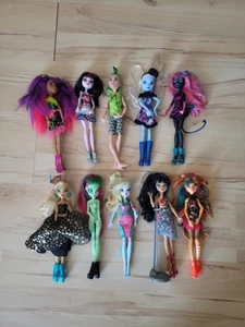 Monster High Mattel Puppen 10 Stück Konvolut - Bild 1 von 11