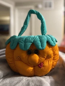 Secchiello secchiello zucca paracadute Halloween vintage anni 90 decorazione 1993 - Foto 1 di 4