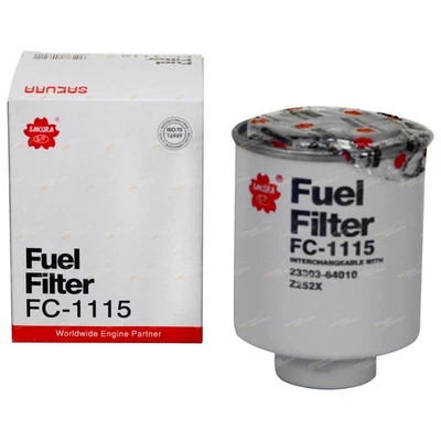Sakura Fuel Filter for Toyota Coaster HZB30R 4.2L Diesel 6cyl 1HZ 1990~1993 - image 1 of 3