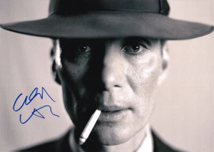 Foto autógrafa de Cillian Murphy Oppenheimer firmada a mano 8x12 certificado de autenticidad - Imagen 1 de 2