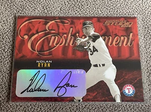 2003 Donruss Studio Enshrinement Nolan Ryan Auto #ed 4/5 - Picture 1 of 2