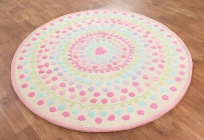 Kooker Round 8x8ft Rug Contemporary Handmade Tufted Modern Design 100% Wool Rugs - Image 1 of 4