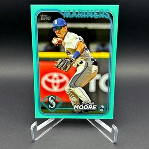 Dylan Moore 2024 Topps Series 2 Aqua Parallel #441 Seattle Mariners - Picture 1 of 1