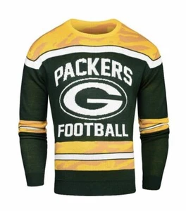 Green Bay Packers Football Pullover Größe Large grün Weihnachten NFL neu mit Etikett - Bild 1 von 1