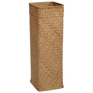Wicker Vase Home Decor Retro Pen Holder Office Flowers for Dried - Picture 1 of 12