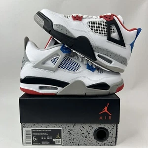 Nike Air Jordan 4 Retro SE GS "What The" 408452-146 5Y/Women’s 6.5 New - Picture 1 of 5