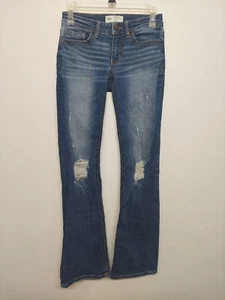 BKE Buckle Jeans Womens  25x31.5 Stella Low Rise Skinny Stretch Distressed Y2K - Picture 1 of 7
