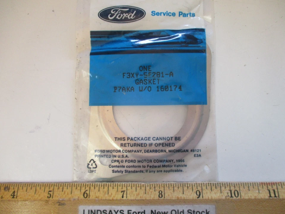 NUEVO SIN ABRIR FORD 1993/2002 MERCURY VILLAGE V6 3,0 L "JUNTA" TUBO DE ESCAPE BRIDA Foto 1 de 3