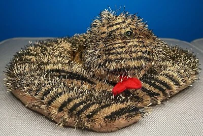 WEBKINZ STRIPED SNAKE PLUSH STUFFED ANIMAL TOY HM206 2008 - Image 1 of 3