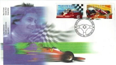 🍁Canada   #1647/1648  "Gilles Villeneuve"  Brand New 1997  First Day Cover - Image 1 of 2