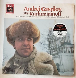 Andrei Gavrilov plays Rachmaninoff EMI West German LP Record Mint - Picture 1 of 2