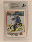 1981-82 Topps Lanny McDonald Autographed Singed Card Slabbed Beckett READ