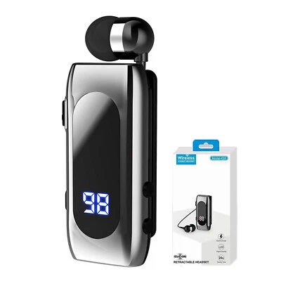 无线蓝牙耳麦 可伸缩耳机 耳内 单运动耳机 — 第 1/4 张图片