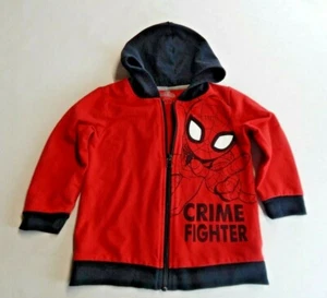 Spiderman Crime Fighter Marvel Super Hero Sudadera con Capucha Cremallera 4T Usada - Imagen 1 de 8