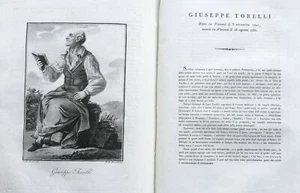 1818 INCISIONE GIUSEPPE TORELLI VERONA - Picture 1 of 1