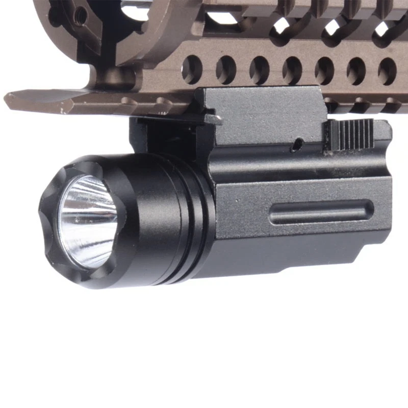 QD Tactical Pistol Flashlight for Glock 17 19 20 21 22 23 With 20mm Rail Mount - Image 1 of 4