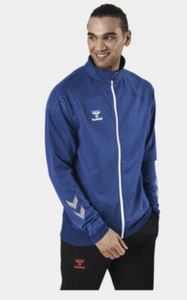 Chaqueta Hummel Plomo Poli Cremallera / Azul Verdadero / Talla Grande / Becool / Fútbol - Imagen 1 de 6