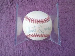 HALL OF FAMER MONTE IRVIN SIGNED OFFICIAL NATIONAL LEAGUE GIAMATTI BASEBALL JSA - Picture 1 of 4