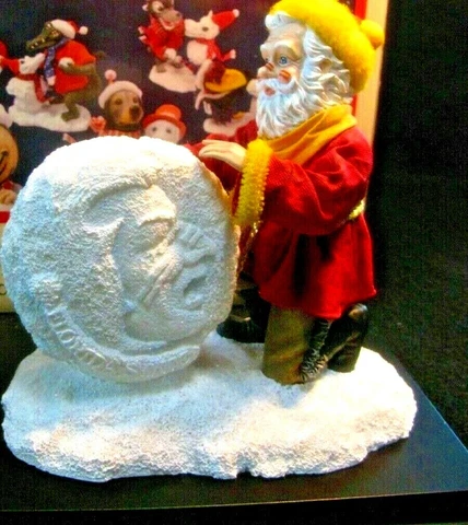 Slavic College Treasures FSU " Florida State Seminoles " Santa making  Mascot " Cover