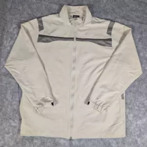 Nike Golf Beige Full Zip Windproof Jacket - Large (style 333108) - Picture 1 of 17