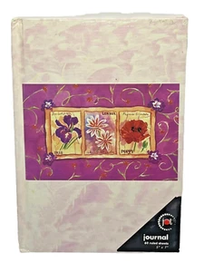 Diario forrado de tapa dura vintage - diario cuaderno 60 páginas con reglas 5" de ancho x 7" de alto - Imagen 1 de 9