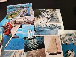 Ansichtskarten, meist Schiffe/Boote Vintage Postkarten Lot 10 NEU, Postkarten, 70er Jahre - Bild 1 von 4