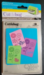 Provocraft CUTTLEBUG Everyday Greetings Cut & Emboss Die Set 37-1164 Flowers - Picture 1 of 3