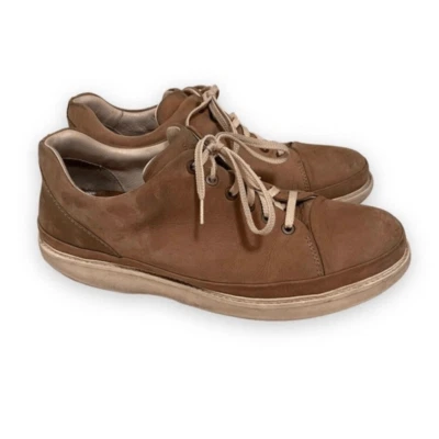 Samuel Hubbard Men’s Dress Shoe M1300-029 Sz 10.5 Taupe Tan NuBuck Vibram Sole - Imagem 1 de 4