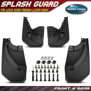4Pcs Front & Rear Splash Guards Mud Flaps for Lexus GX550 Premium Luxury 2024+ - Picture 1 of 10