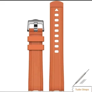 Omega Seamaster 300 Orange - Rubber Watch Strap - Orange Seamaster - Strap Only - Picture 1 of 4