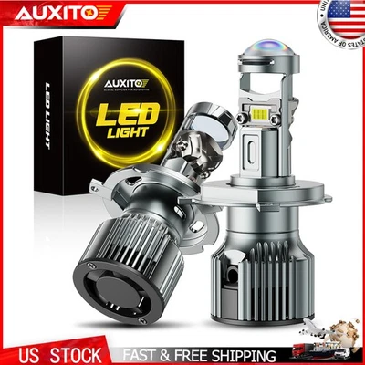 H4 9003 HB2 50000LM High Low Beam Super Bright White LED Headlight Head Lamps - Image 1 of 4