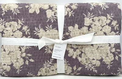 Pottery Barn~ Juliette Toile Reversible Quilt Full Queen~ Wisteria~NEW - Image 1 of 2