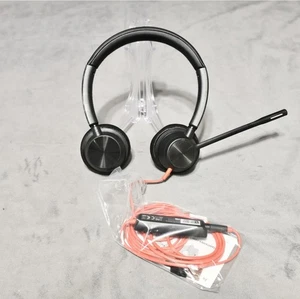 New Poly Plantronics Blackwire 3200/3300 Stereo USB Headset - Picture 1 of 6