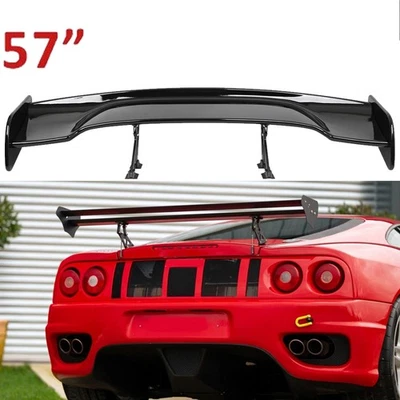 For Ferrari 360 Modena Glossy Black 57"Rear Spoiler Wing Truck GT-Style Screw Foto 1 de 4