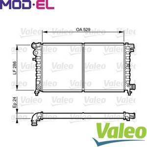 RADIATOR ENGINE COOLING 731530 FOR CITROËN SAXO/Hatchback/van PEUGEOT 106/Van - Picture 1 of 6